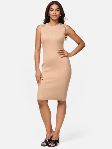 Orsay Knitted dress 'Luisa' in Brown
