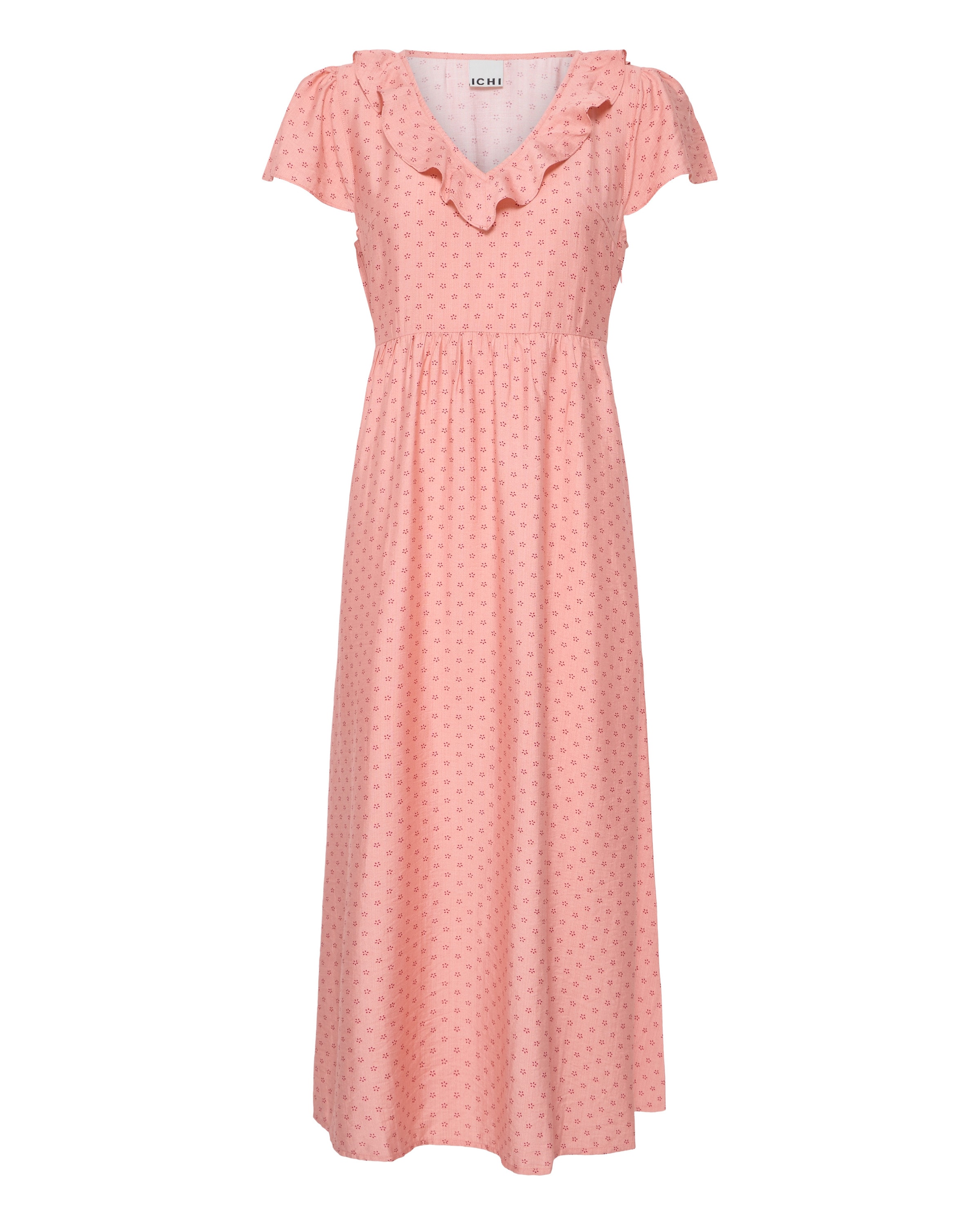 ICHI - Vestido en rosa: frente