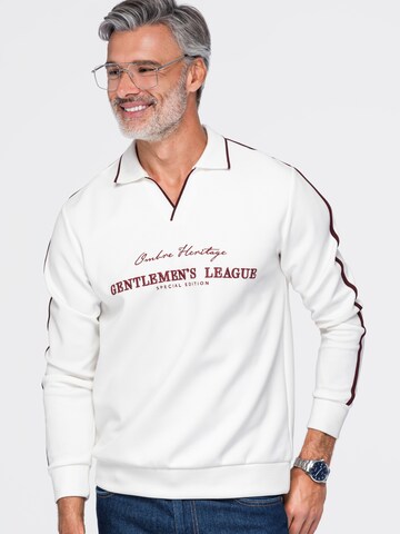 Ombre Sweatshirt in Wit