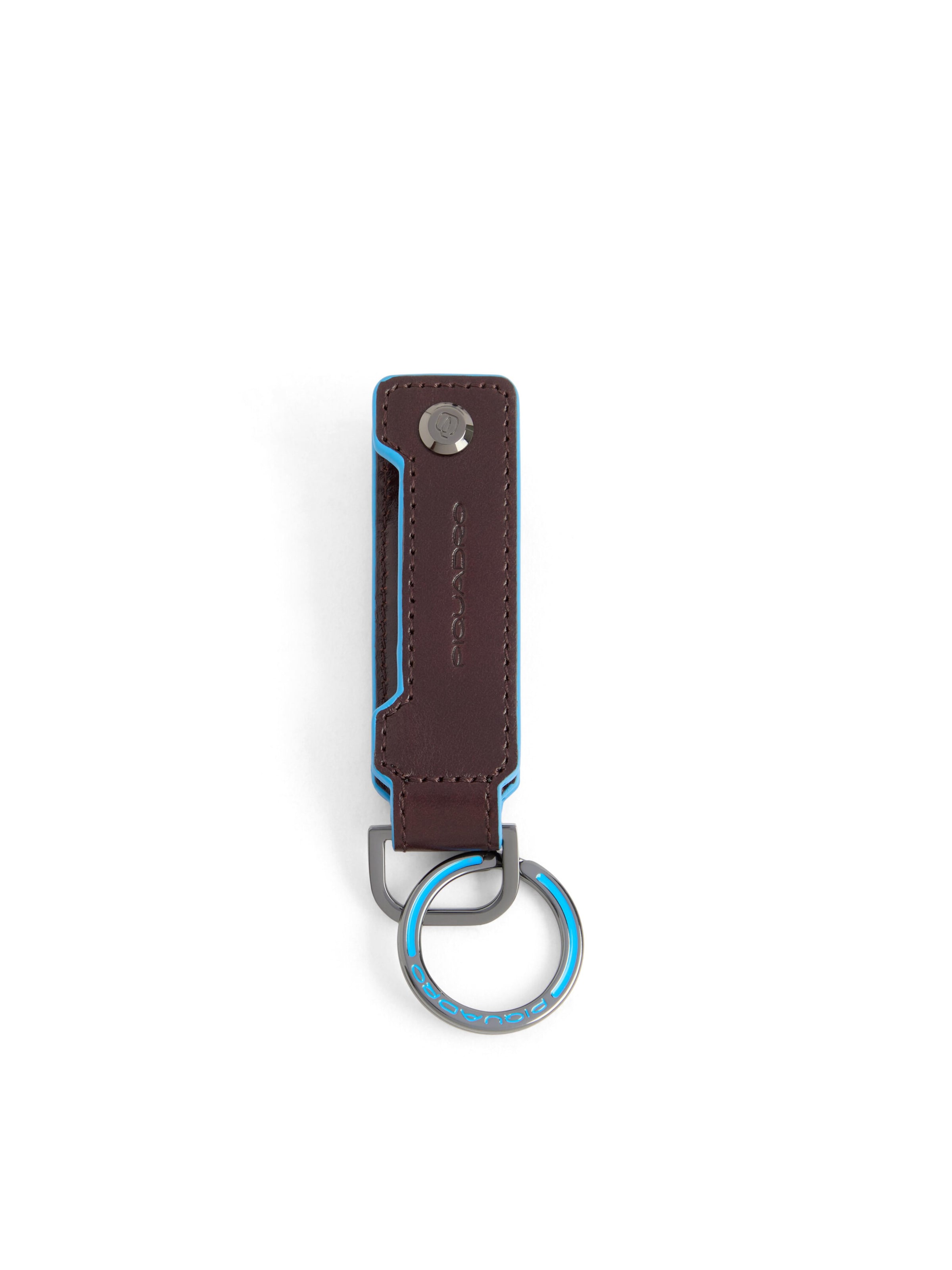 Piquadro Sleutelhanger in Bruin: voorkant