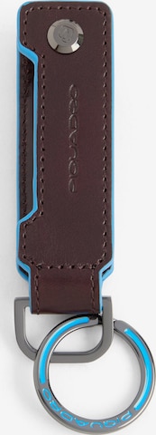 Piquadro Sleutelhanger in Bruin: voorkant