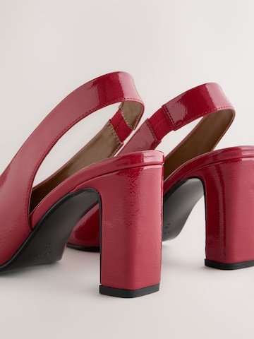 Next Czółenka z wyciętą piętą 'Forever Comfort' w kolorze czerwony