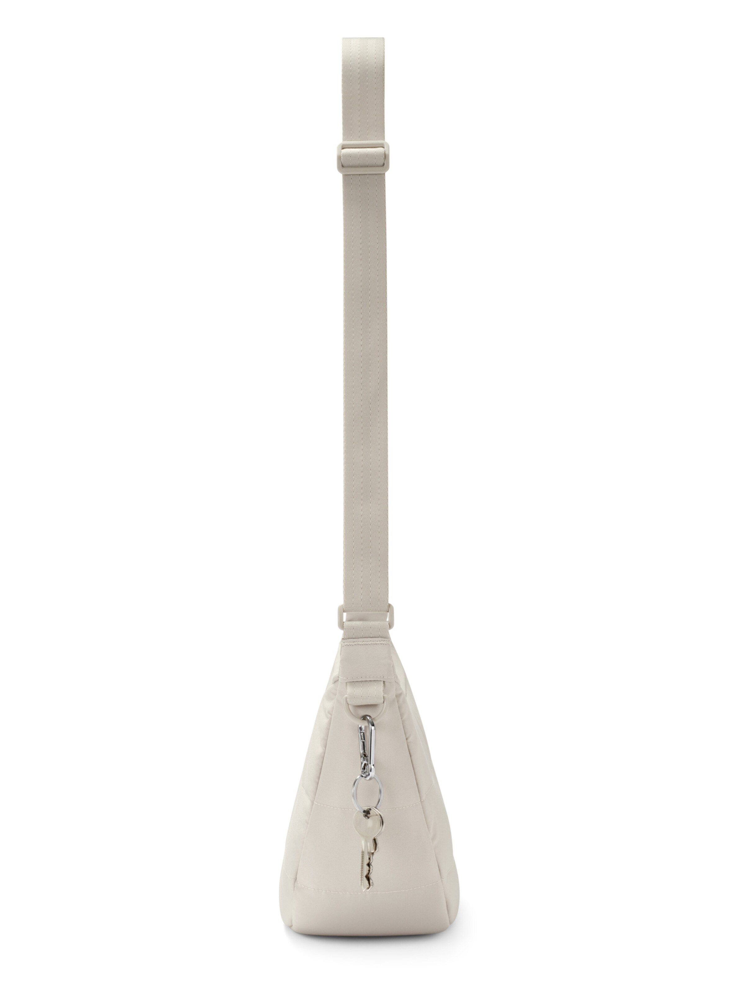 LARKSON Skuldertaske 'Emma Small' i beige: side