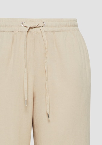 QS Regular Broek in Beige