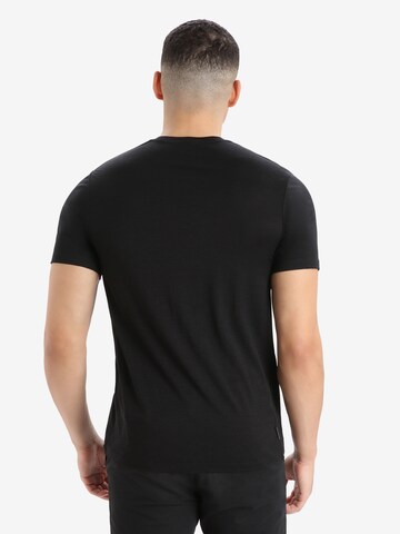 ICEBREAKER - Camiseta funcional 'Tech Lite II Fern Imprint' en negro