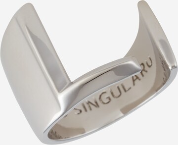 Singularu Ring in Silver: front