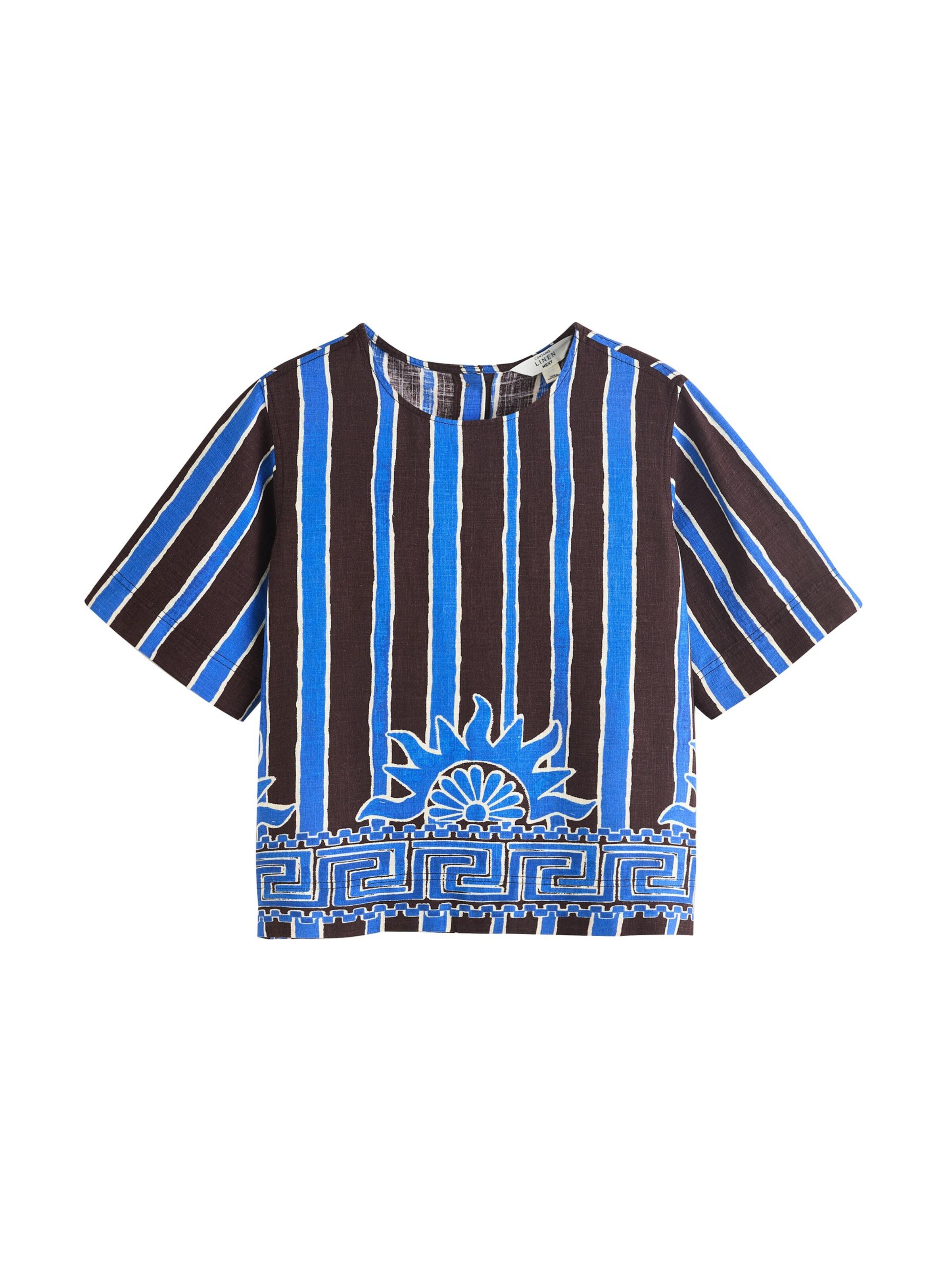 Next T-Shirt in Blau: Vorderseite