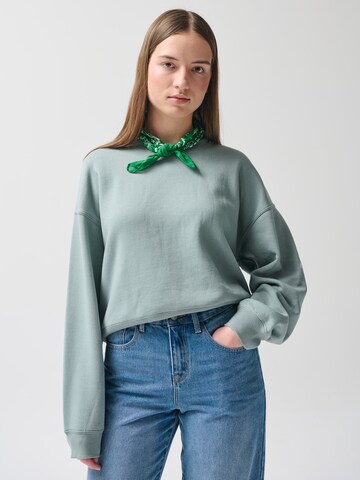 Bluză de molton de la NoWear pe verde: față