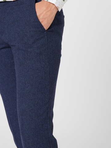 JACK & JONES Regular Pleated Pants in Blue