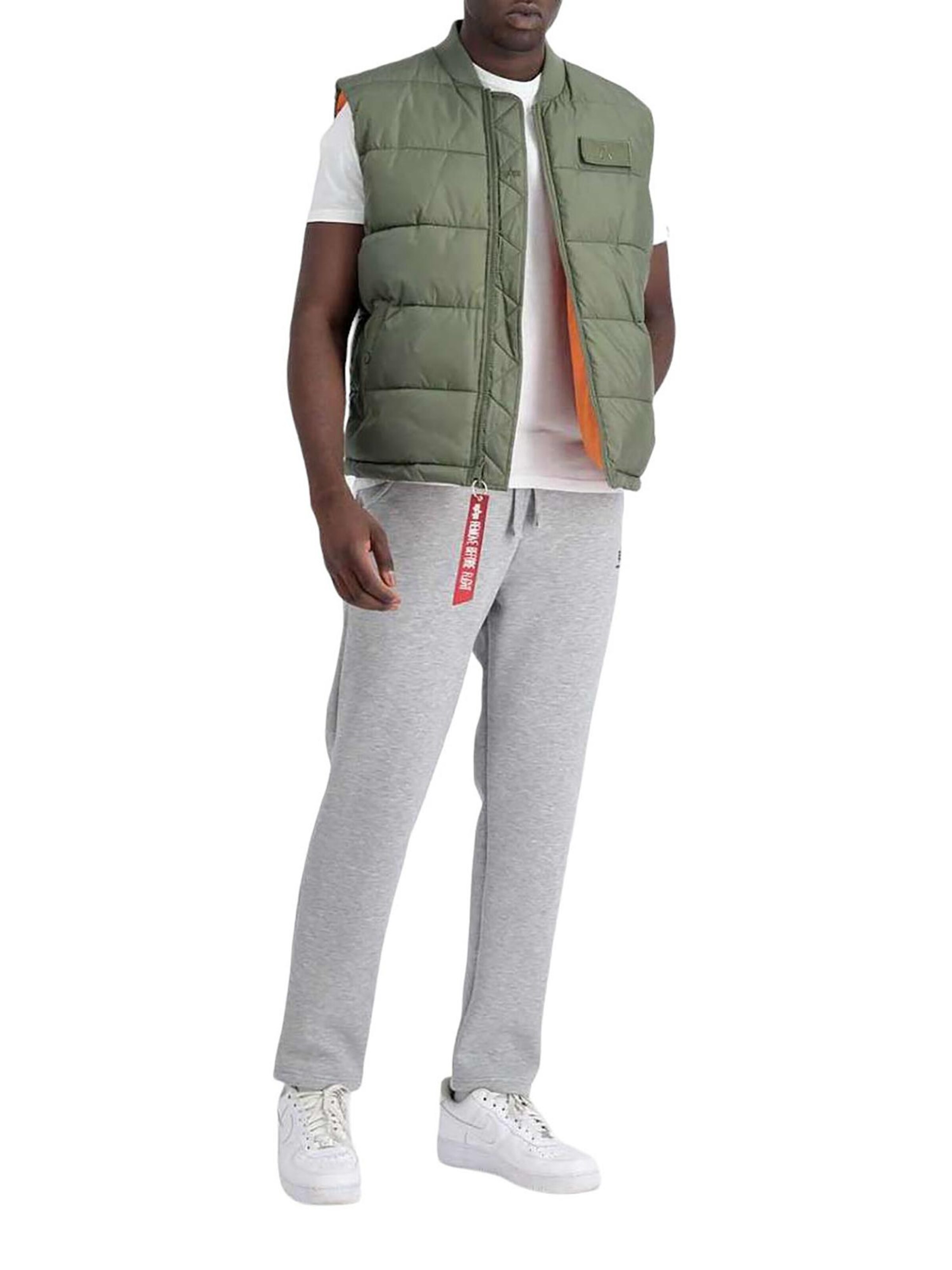 ALPHA INDUSTRIES Vest 'Puffer' in Green