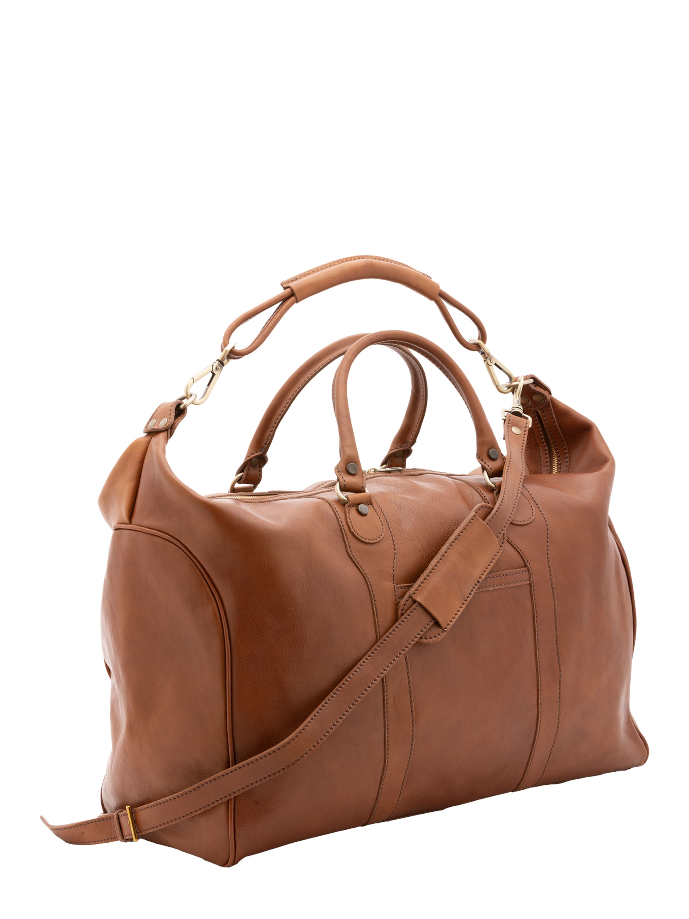 Borsa da viaggio di Viola Castellani in marrone: frontale