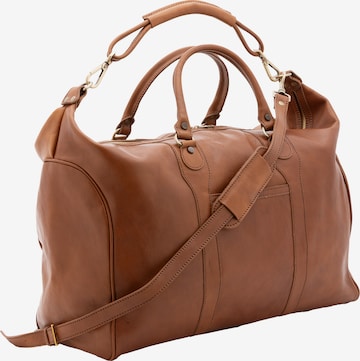 Borsa da viaggio di Viola Castellani in marrone: frontale