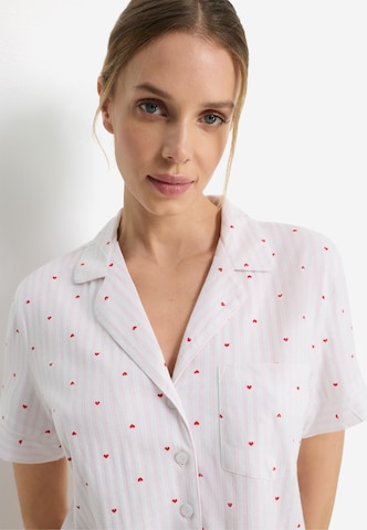 VIVANCE Korte pyjama in Wit