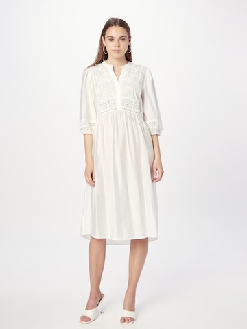 Robe 'Avenue' Lollys Laundry en blanc : devant