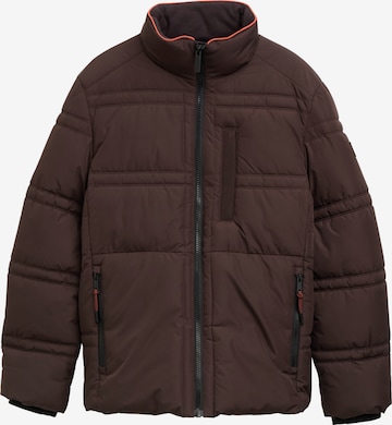 TOM TAILOR Winter jacket in Brown: front