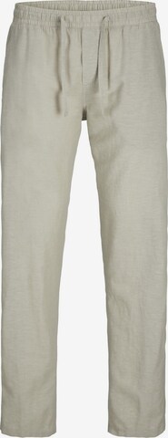 JACK & JONES Pleat-Front Pants in Beige: front