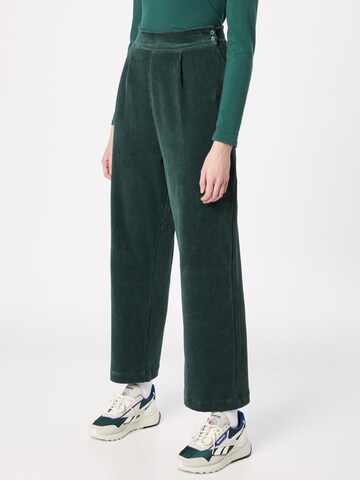 Brava Fabrics Loose fit Pleat-front trousers in Green: front