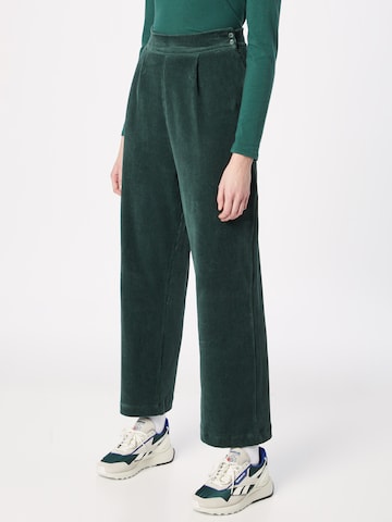 Brava Fabrics Широка кройка Панталон с набор в зелено: отпред