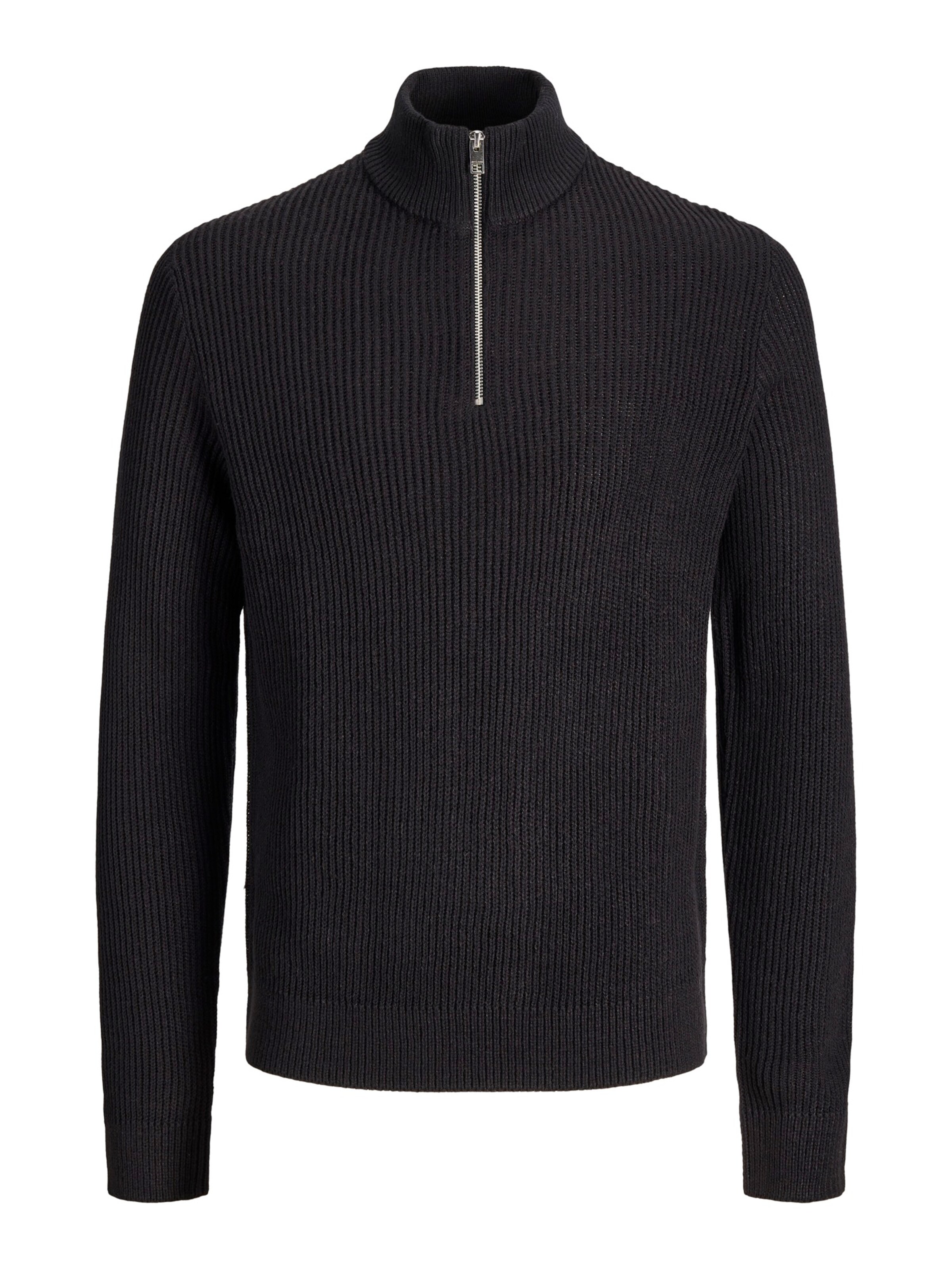 Jack & Jones Plus Neulepaita 'JJPannel' värissä musta: etupuoli