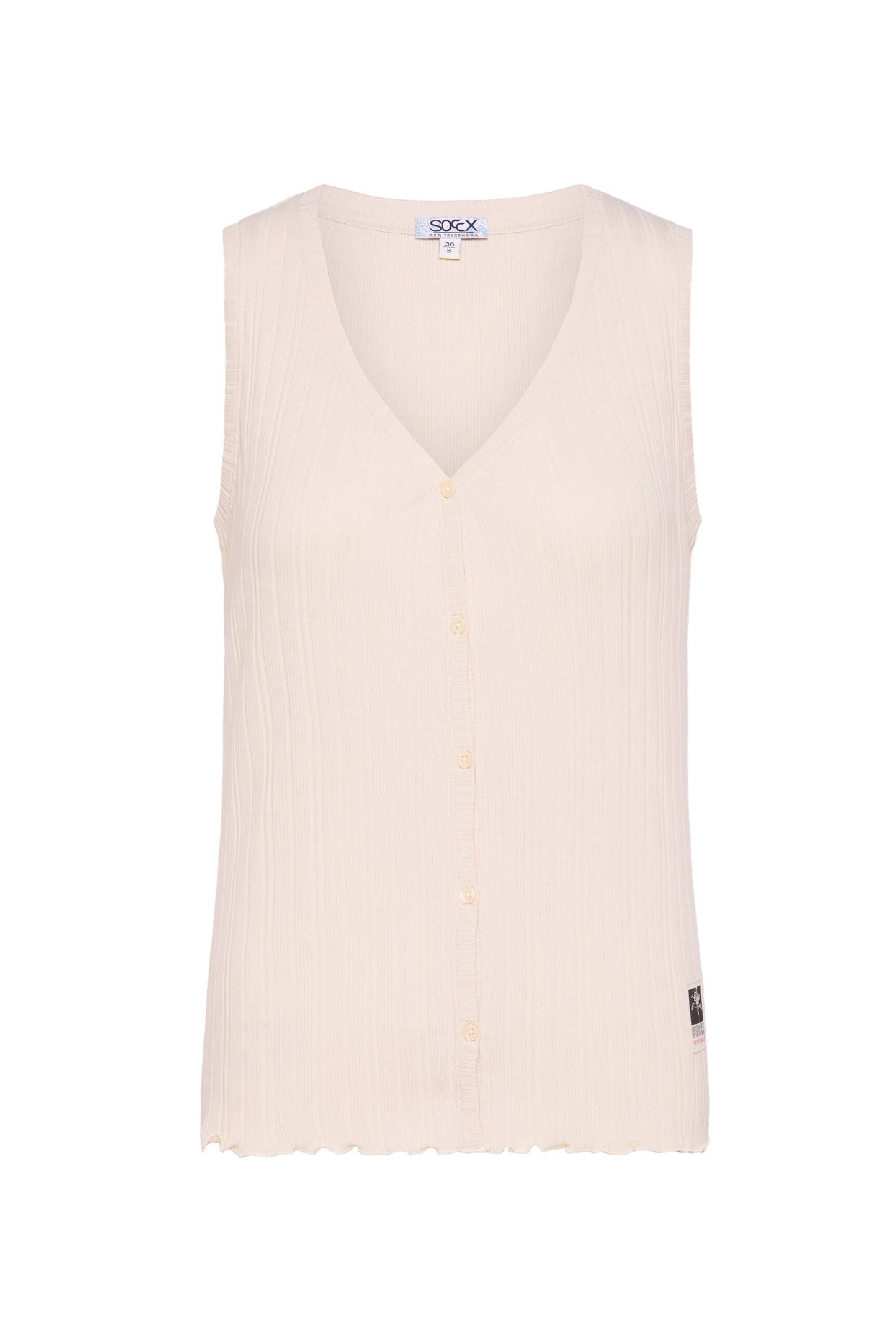 Soccx Shirt in Beige: front