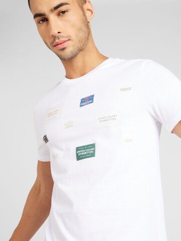 UNITED COLORS OF BENETTON Bluser & t-shirts i hvid