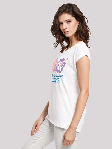 T-shirt 'You had me at Aloha' F4NT4STIC en blanc