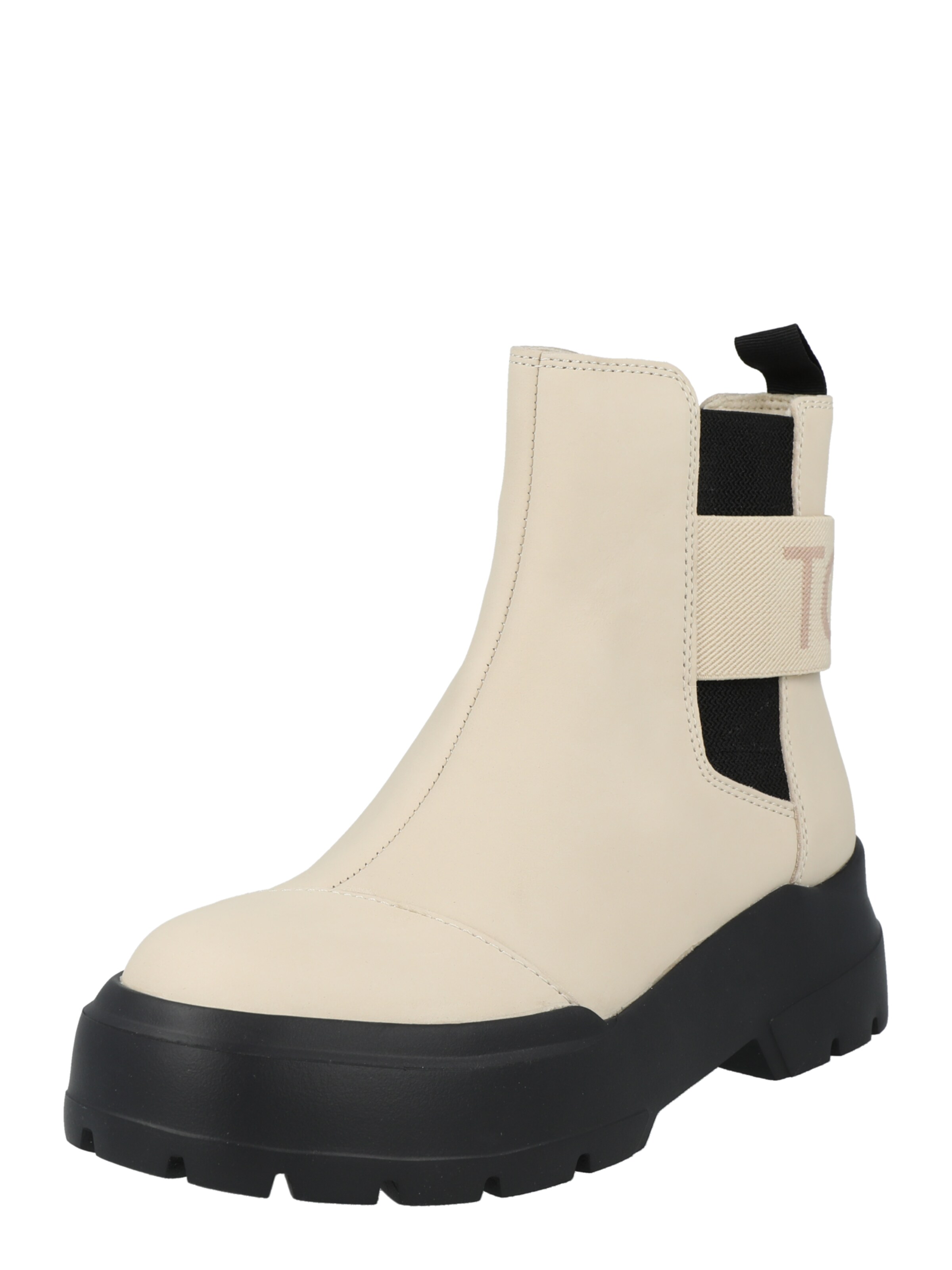 TOMS Chelsea boots 'ALPARGATA COMBAT' i beige: framsida