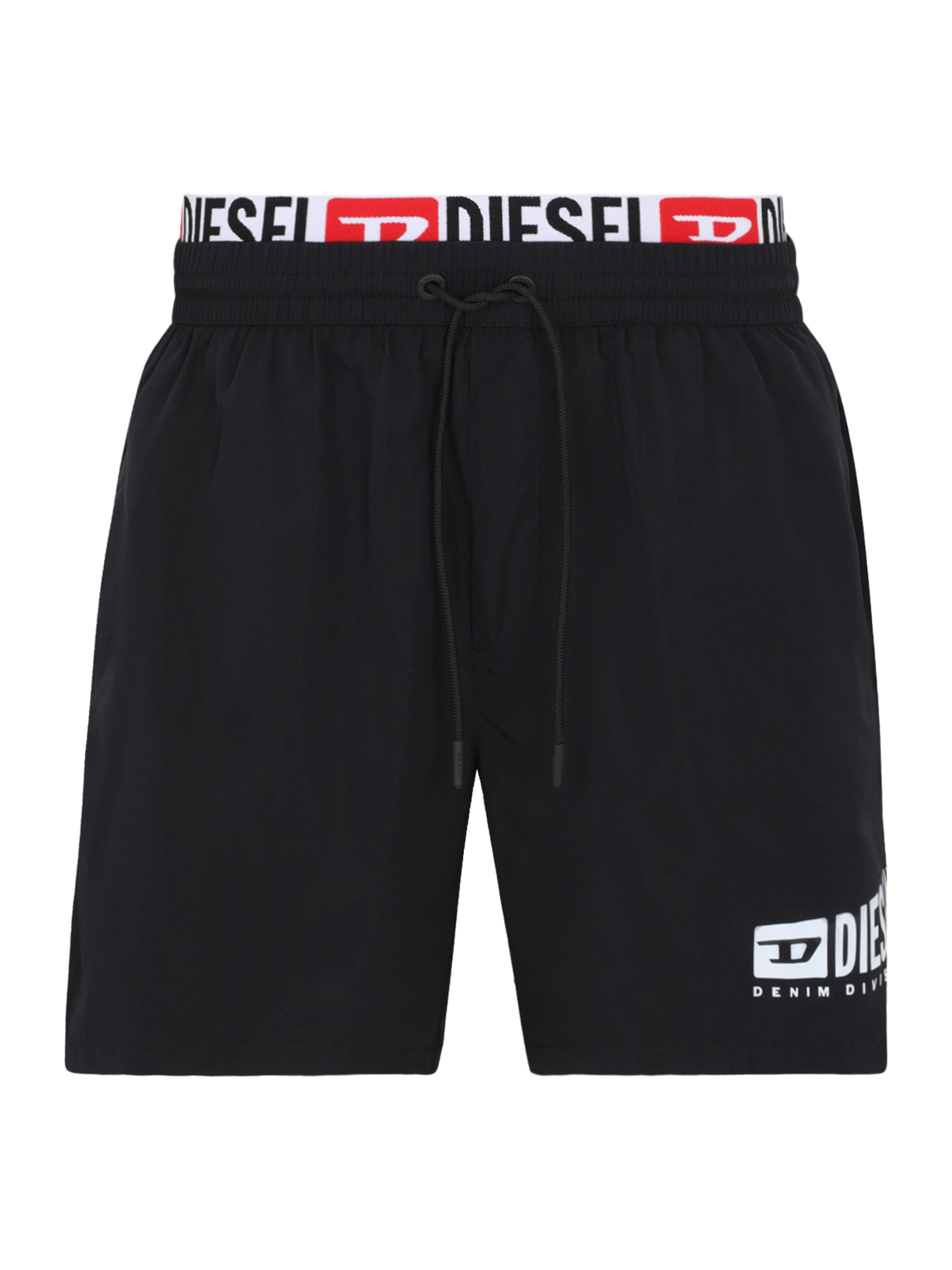 DIESEL - Bermudas 'VISPER' en negro: frente