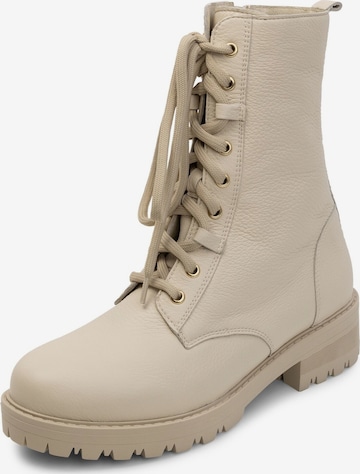 VITAFORM Ankle Boots in Beige: front