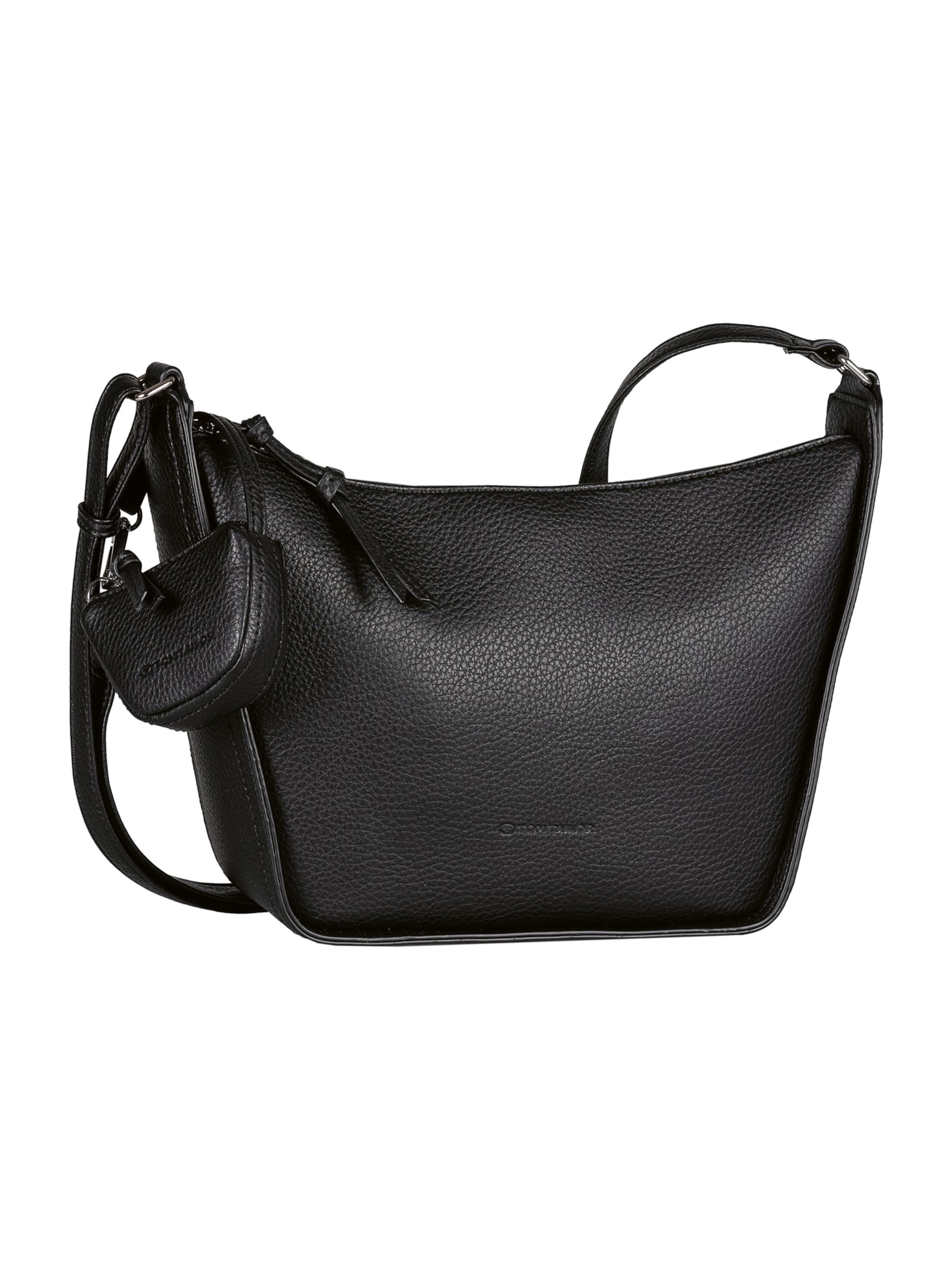 TOM TAILOR - Bolso de hombro 'Novia' en negro: frente