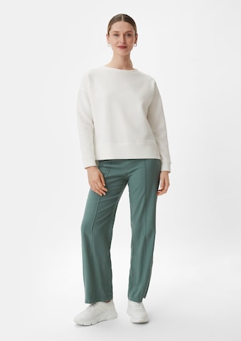 Pulover de la comma casual identity pe alb