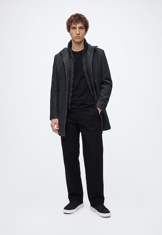 Bruun & Stengade Between-Seasons Coat 'Ontario' in Grey: front