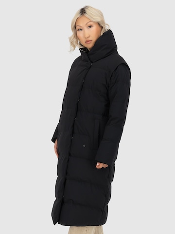 alife & kickin - Casaco de inverno 'FleurAK Winterjacke Damen' em preto