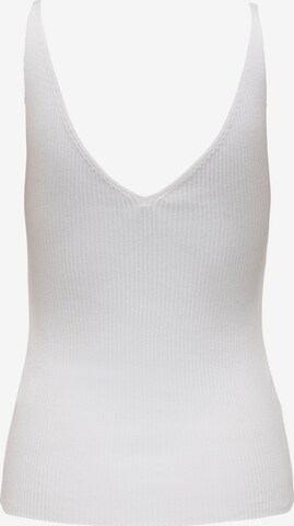 Top in maglia 'Ella' di ONLY in bianco