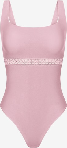 Body 'Palina Cosmic Heartbeat' di TRIUMPH in rosa: frontale