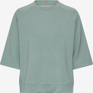 CAMEL ACTIVE Sweatshirt mit Rundhalsausschnitt in Grün: Vorderseite