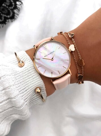 PAUL VALENTINE Analog Watch in Pink