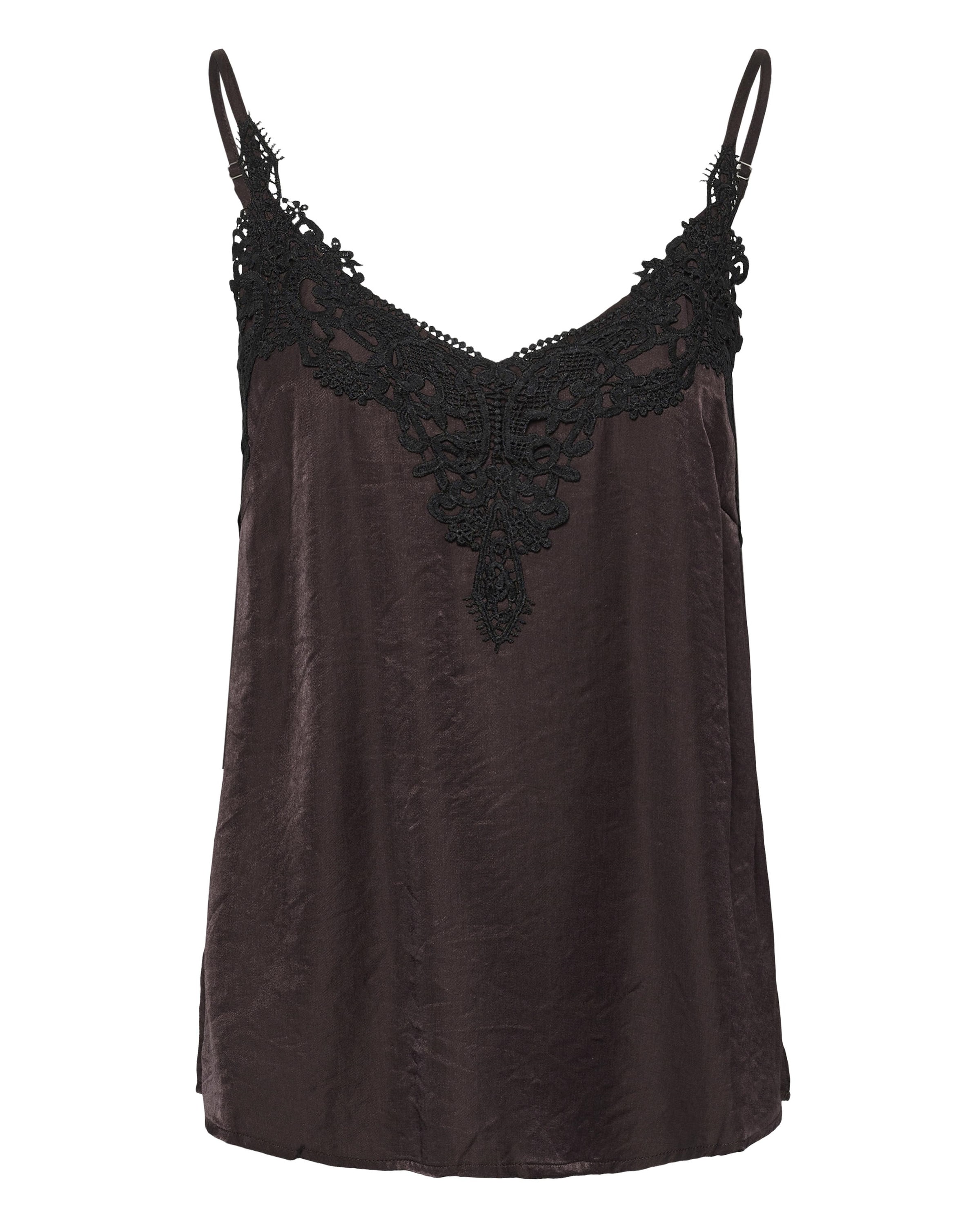 Cream Blouse 'CRAnna' in Bruin: voorkant