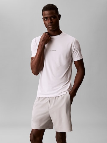 Calvin Klein Sport Functioneel shirt in Wit: voorkant