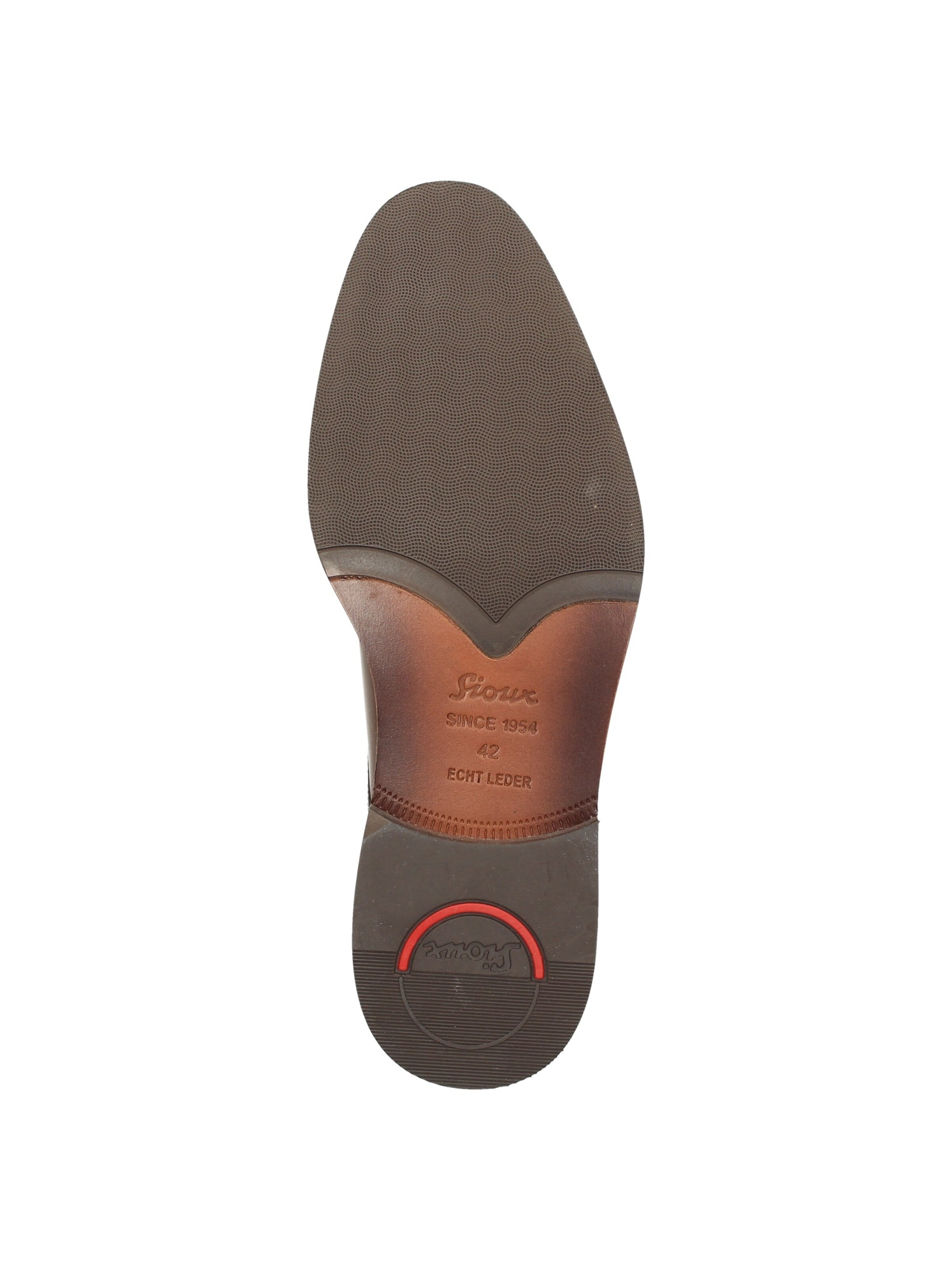 SIOUX Schnürschuh in Braun