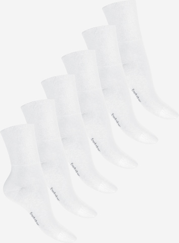 footstar Socks 'Comfort Fit' in White: front