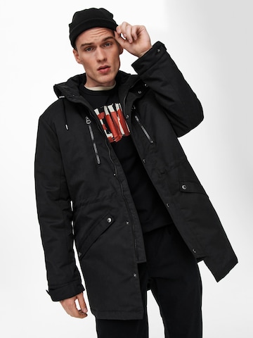 Parka invernale 'Klaus' di Only & Sons in nero