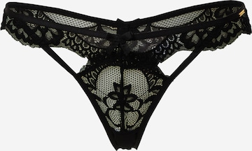 Boux Avenue Thong 'ELYSE' in Black: front