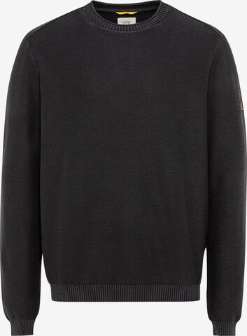 CAMEL ACTIVE Sweater in Black: front