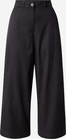 Wide Leg Pantalon 'AWVAna' VERO MODA en noir : devant