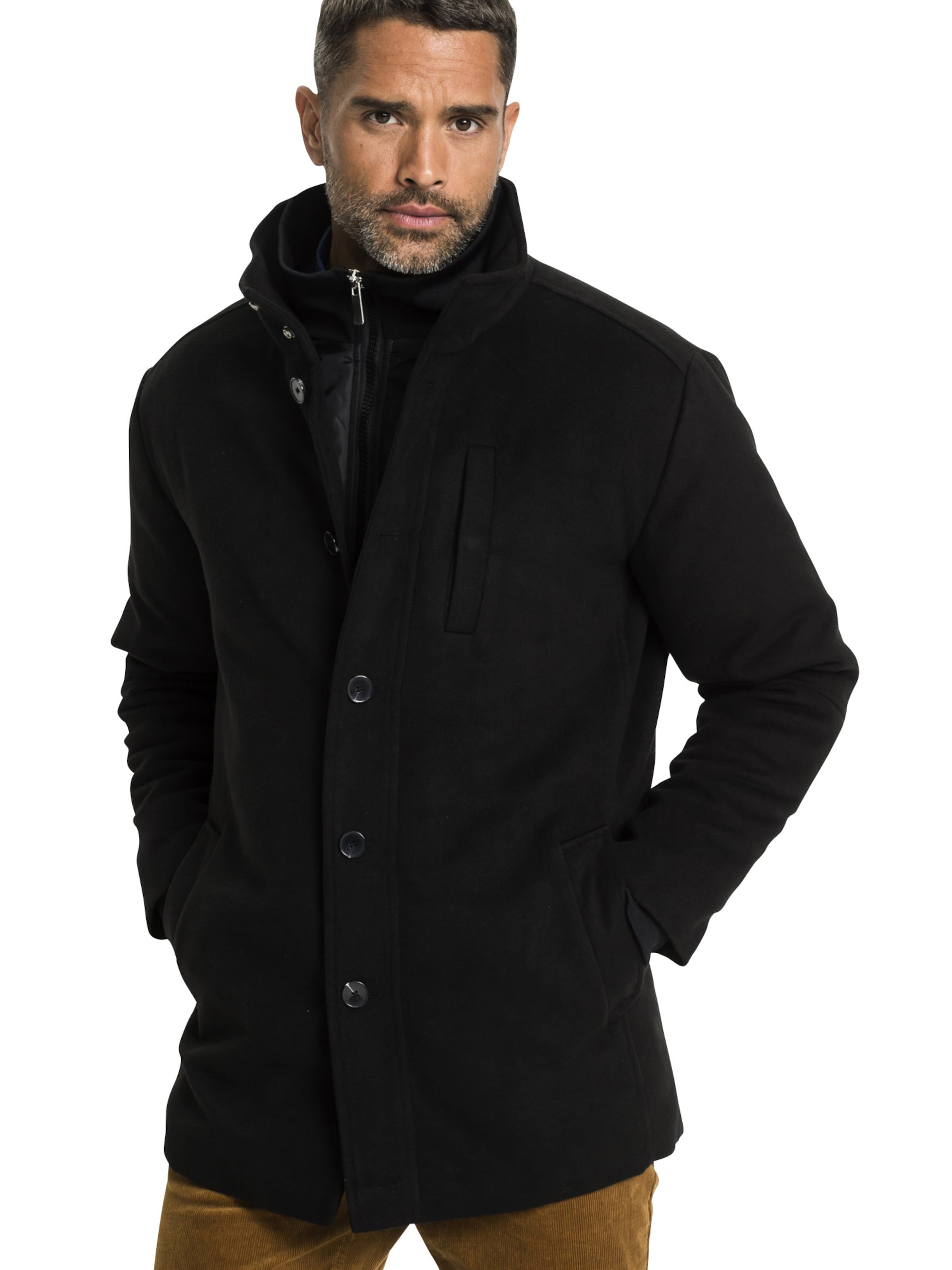 Cappotto invernale di bonprix in nero: frontale
