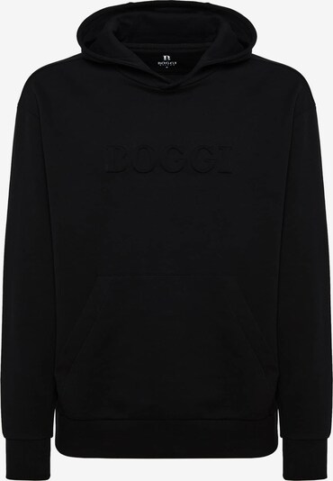 Boggi Milano Sweat-shirt en noir, Vue avec produit