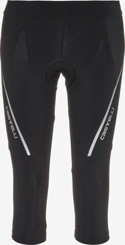 CASTELLI Skinny Workout Pants 'Cissima 3' in Black: front