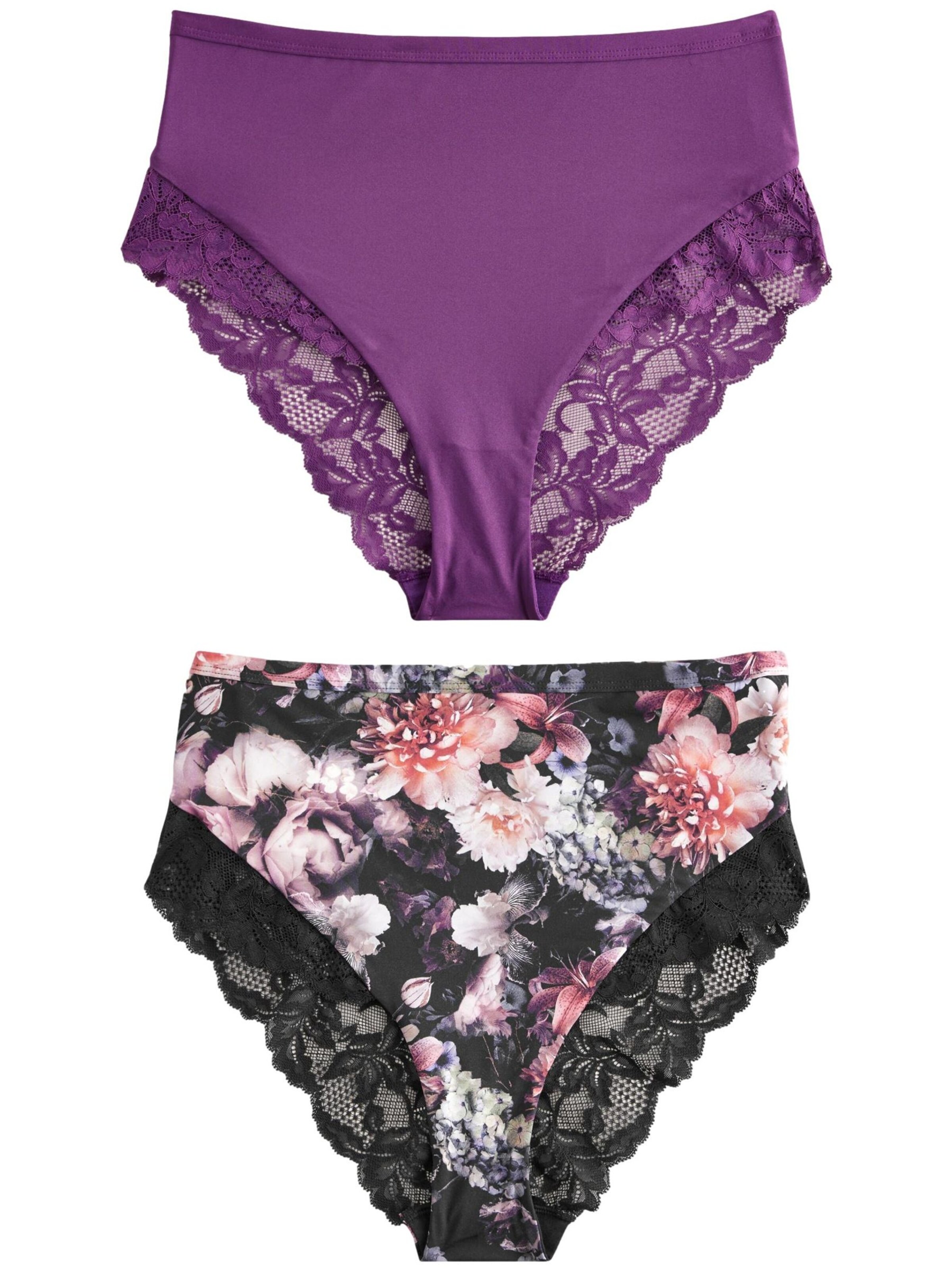Slip Next en violet : devant