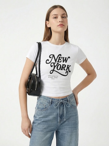 studioselect - Camisa 'Diana' em branco: frente